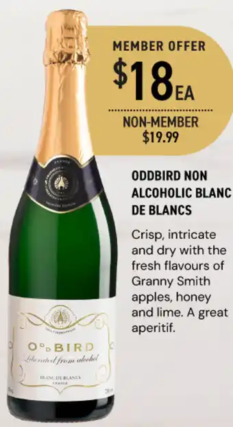 Dan Murphy's Oddbird non alcoholic blanc offer