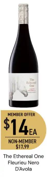 Dan Murphy's The Ethereal One Fleurieu Nero D'Avola offer