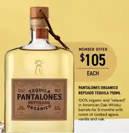 Dan Murphy's Pantalones organico repsado tequila offer