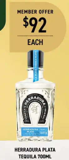 Dan Murphy's Herradura plata herradura tequila offer