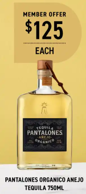 Dan Murphy's Pantalones organico anejo tequila offer