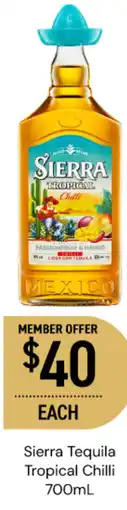 Dan Murphy's Sierra Tequila Tropical Chilli offer