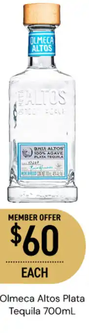 Dan Murphy's Olmeca Altos Plata Tequila offer