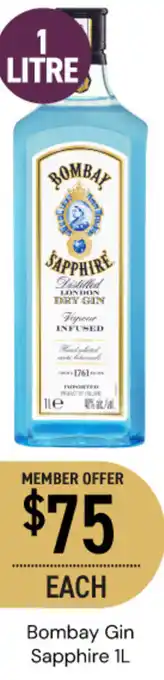 Dan Murphy's Bombay Gin Sapphire offer