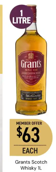 Dan Murphy's Grants Scotch Whisky offer