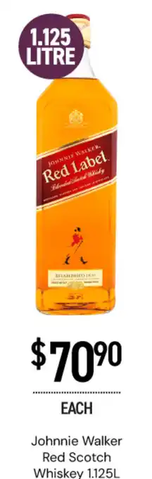 Dan Murphy's Johnnie Walker Red Scotch Whiskey offer