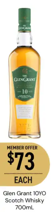 Dan Murphy's Glen Grant 10YO Scotch Whisky offer