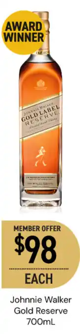 Dan Murphy's Johnnie Walker Gold Reserve offer