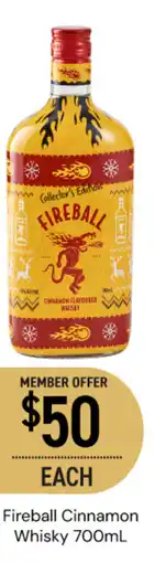 Dan Murphy's Fireball Cinnamon Whisky offer