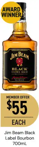 Dan Murphy's Jim Beam Black Label Bourbon offer