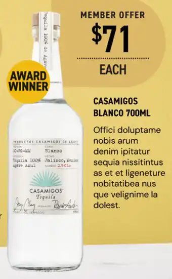 Dan Murphy's Casamigos blanco offer