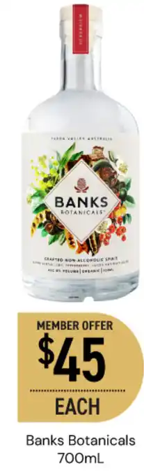 Dan Murphy's Banks botanicals offer