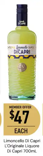 Dan Murphy's Limoncello Di Capri L'Originale Liquore Di Capri offer