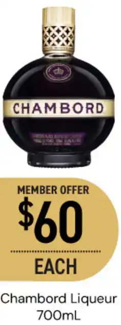 Dan Murphy's Chambord Liqueur offer