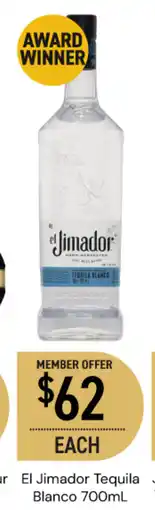 Dan Murphy's El Jimador Tequila offer