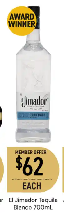 Dan Murphy's El Jimador Tequila offer