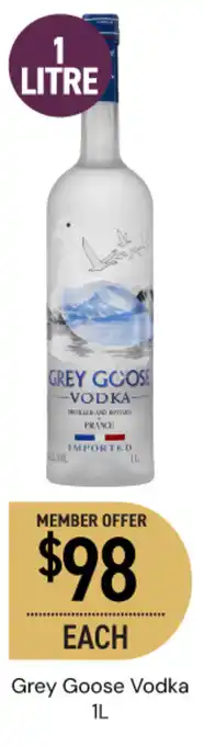 Dan Murphy's Grey goose vodka offer