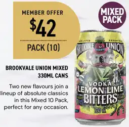 Dan Murphy's Brookvale union mixed cans offer