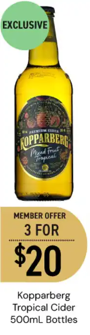 Dan Murphy's Kopparberg Tropical Cider Bottles offer