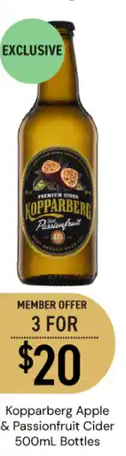 Dan Murphy's Kopparberg Apple & Passionfruit Cider Bottles offer