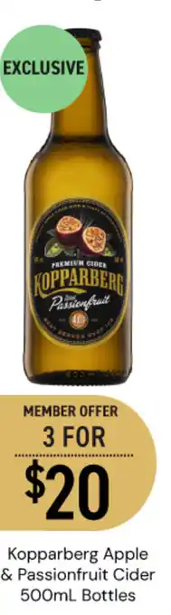 Dan Murphy's Kopparberg Apple & Passionfruit Cider Bottles offer