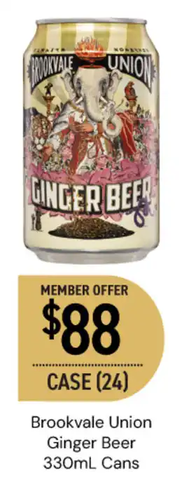 Dan Murphy's Brookvale Union Ginger Beer Cans offer