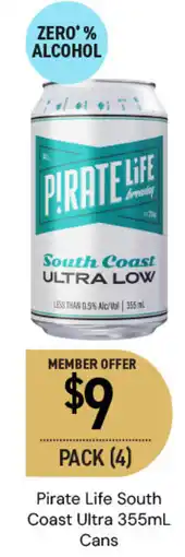 Dan Murphy's Pirate Life South Coast Ultra Cans offer