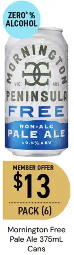 Dan Murphy's Mornington Free Pale Ale Cans offer