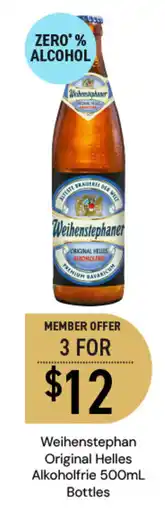 Dan Murphy's Weihenstephan Original Helles Alkoholfrie offer