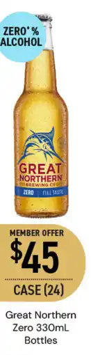 Dan Murphy's Great Northern Zero Bottles offer