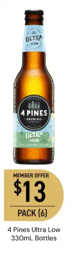 Dan Murphy's 4 Pines Ultra Low offer