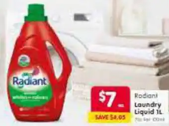 Spar Rodiant Laundry Liquid offer