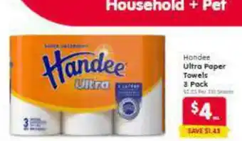 Spar Handee Ultra Paper Towels offer