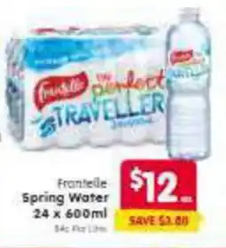 Spar Frantelle Spring Water offer