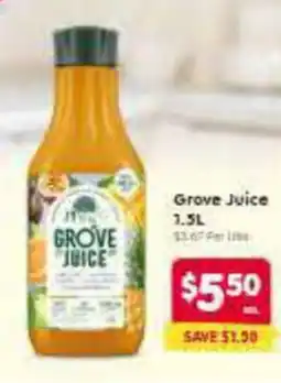 Spar Grove Juice offer