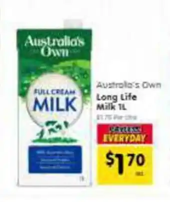 Spar Long life milk offer