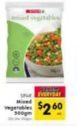 Spar Mixed Vegetables offer