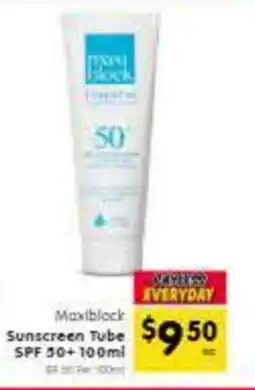 Spar Sunscreen Tube SPF 50+ offer