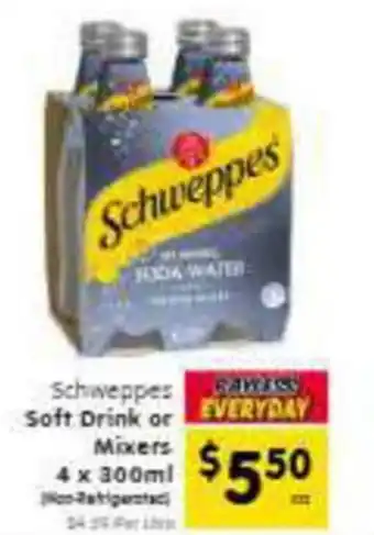 Spar Schweppes  Soft Drink or Mixers offer