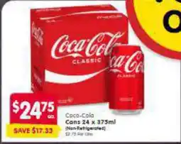 Spar Coca-Cola Cans offer