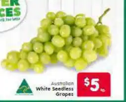 Spar White Seedless Grapes offer