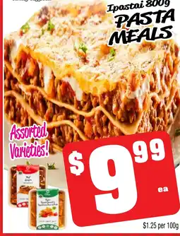 Farmer Jack's Ipastai pasta meals offer