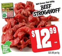 Farmer Jack's Beef stroganoff offer