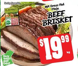 Farmer Jack's Beef brisket offer