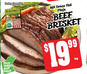 Farmer Jack's Beef brisket offer