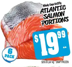 Farmer Jack's Atlantic salmon portions offer