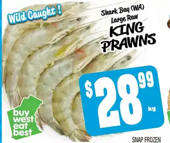 Farmer Jack's King prawns offer