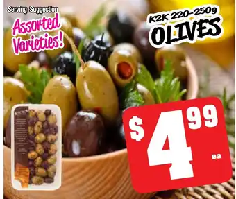 Farmer Jack's Olives offer