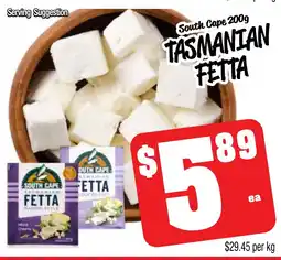 Farmer Jack's Tasmanian fetta offer