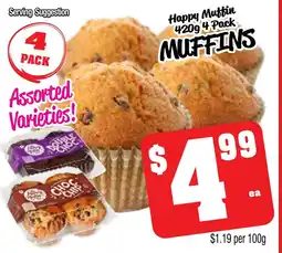 Farmer Jack's Muffins offer